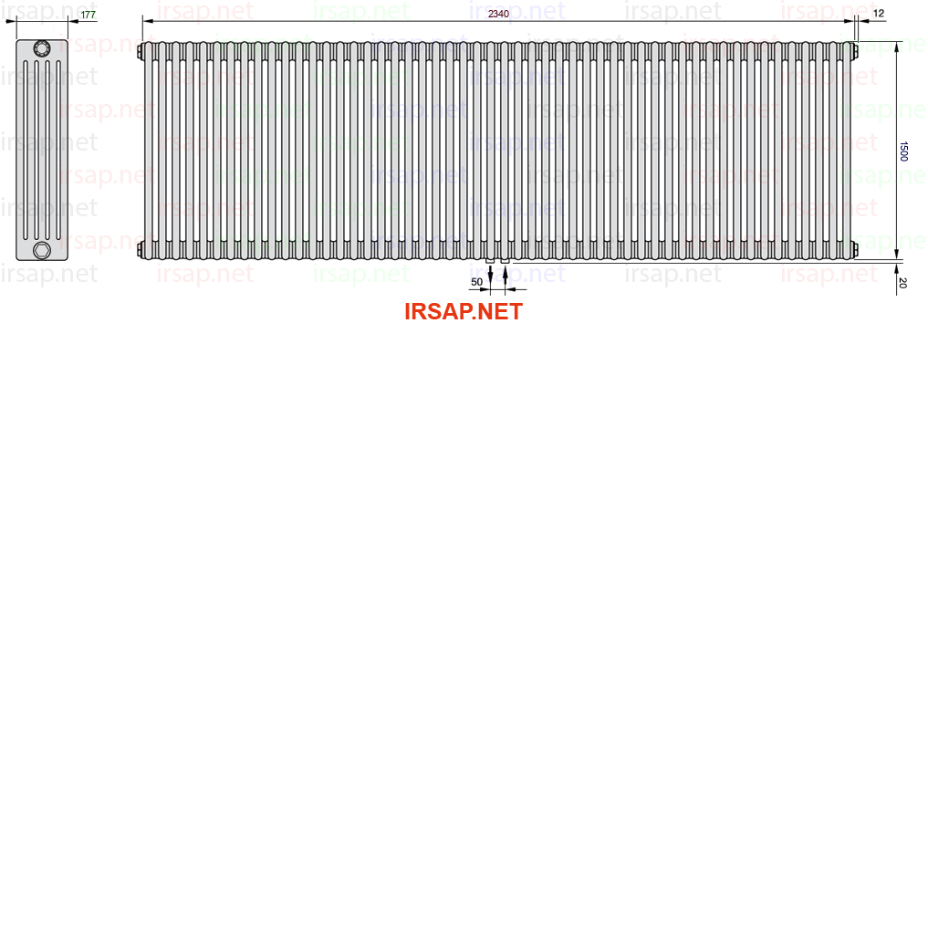 Радиатор IRSAP Tesi 51500/52 T50 CL 01
